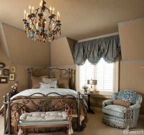 90后女生卧室装修设计 古典风格