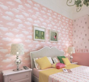 90后女生卧室装修设计 卧室壁纸