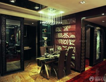 現(xiàn)代時尚小餐桌裝修效果圖片