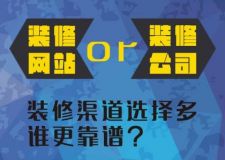 裝修渠道選擇多 裝修網站or裝修公司誰更靠譜？