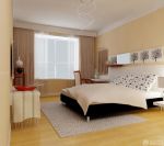 90平3房现代卧室装修效果图