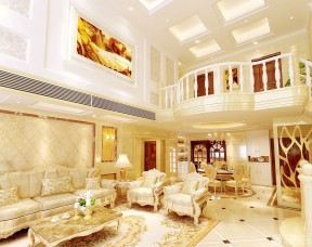 欧式豪宅别墅设计组合沙发装修效果图片