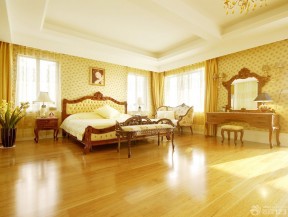 古典欧式别墅装修效果图 大卧室装修效果图