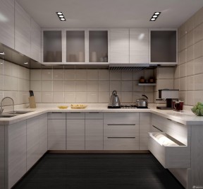 90平米两室两厅厨房橱柜装修方案