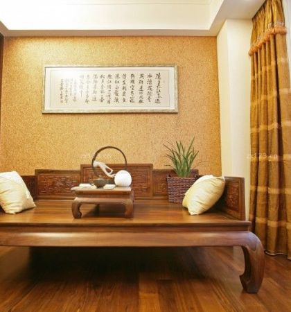 中式古典裝修風(fēng)格起居室效果圖片