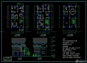 三层别墅设计图纸及效果图大全