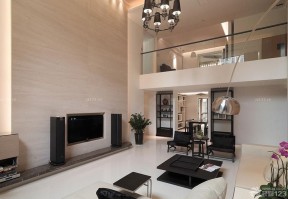小戶型loft裝修圖 室內(nèi)客廳電視墻設(shè)計