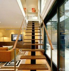 复式公寓装修效果图 复式楼梯设计