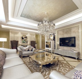 家裝效果圖客廳 吊燈圖片