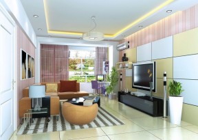 家裝效果圖客廳 電視背景墻造型設(shè)計(jì)