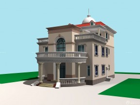 乡村别墅设计图 欧式别墅外观设计