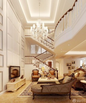 世界顶级别墅 室内楼梯设计图