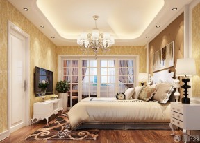 世界顶级别墅 双人床装修效果图片