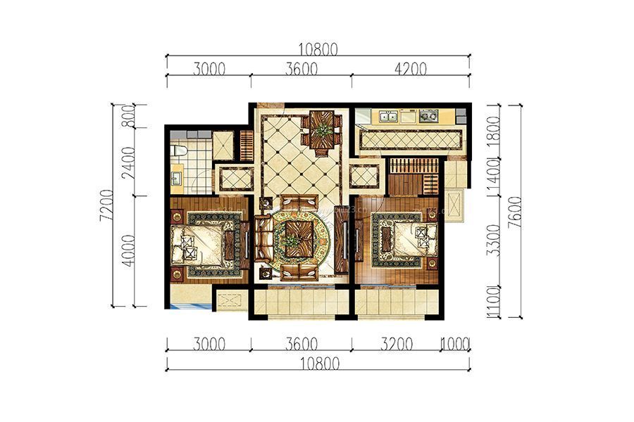 2023高檔90平米別墅戶型圖大全