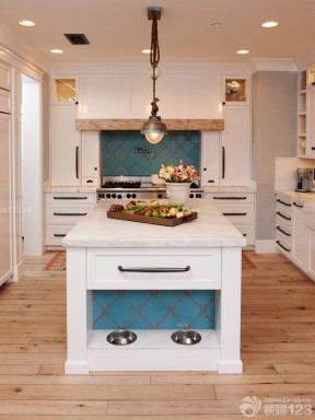 美式设计风格90小户型厨房装修样板房