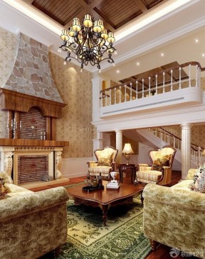 两层别墅设计图 客厅组合沙发