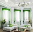 我的世界别墅绿色窗帘装修设计效果图片