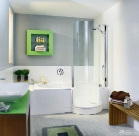 复式单身公寓 卫生间设计