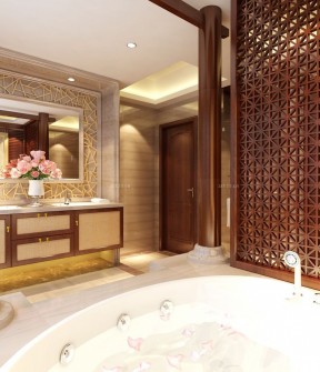 三层别墅设计图 浴室柜装修效果图片