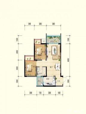 90平方農村簡易別墅戶型圖大全