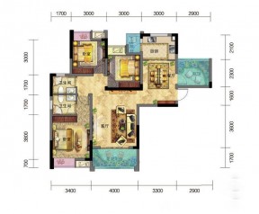 乡村90平方自建别墅户型图