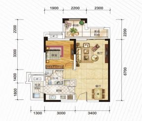 最新90平方別墅戶型圖