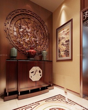 港式鞋柜裝修效果圖 背景墻設(shè)計(jì)