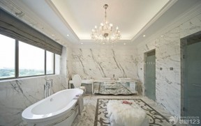 浴室大理石墙面装修效果图片