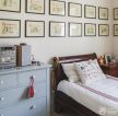 小美式风格房子90后女生卧室装修图片