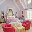 美式别墅设计90后女生卧室装修图片