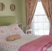 美式家装90后女生卧室设计窗帘装修效果图