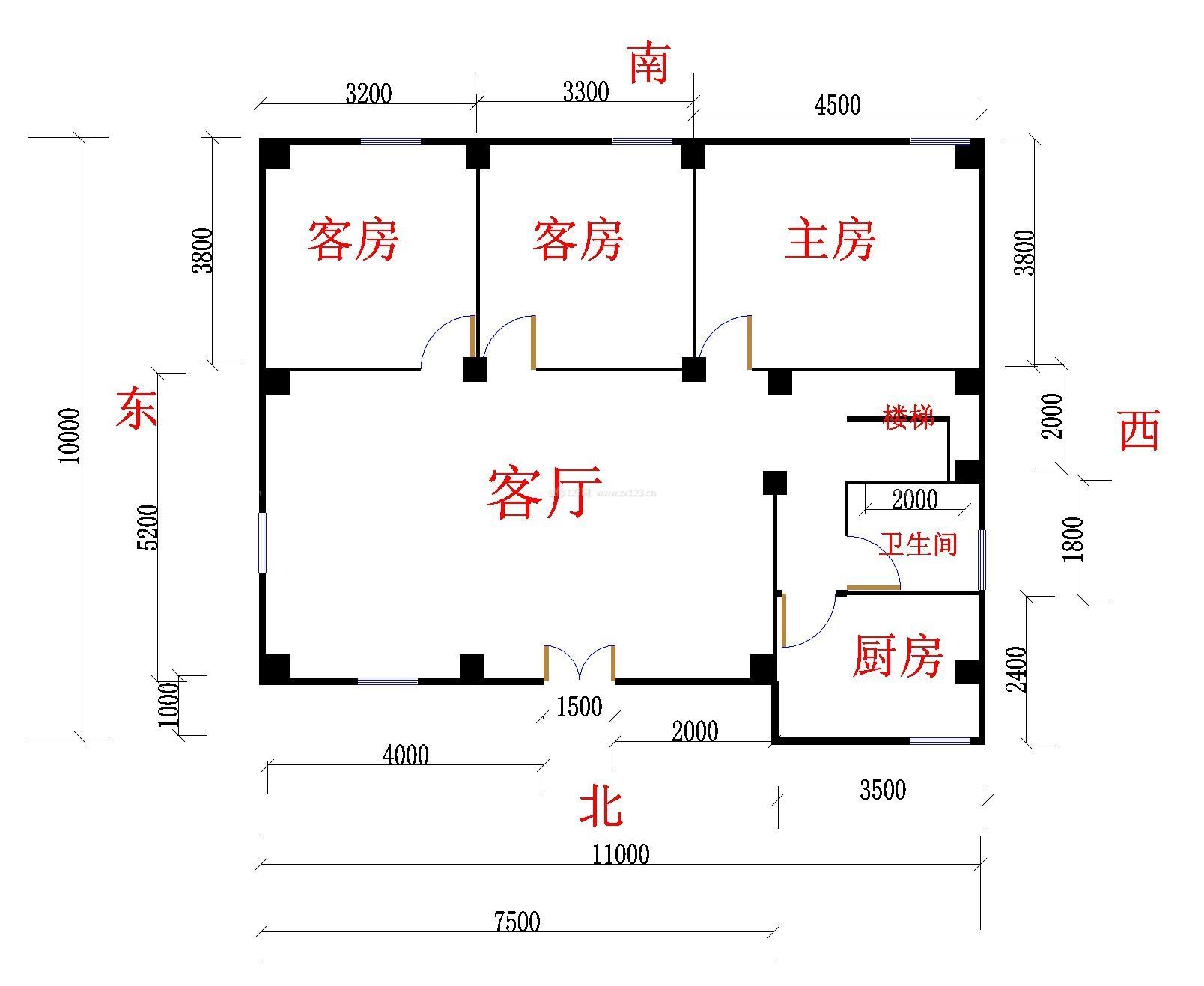 小型農(nóng)村別墅平面設(shè)計(jì)圖大全