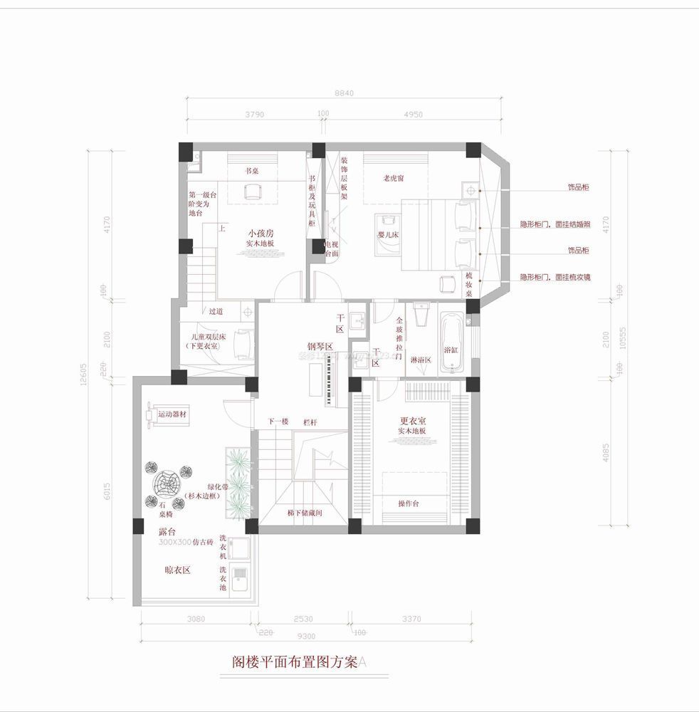 2023整體家裝復(fù)式別墅設(shè)計(jì)圖紙