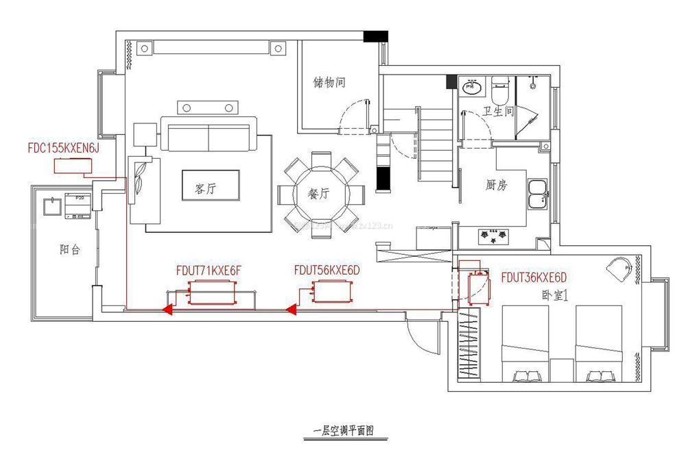 大戶型復(fù)式別墅設(shè)計(jì)圖紙