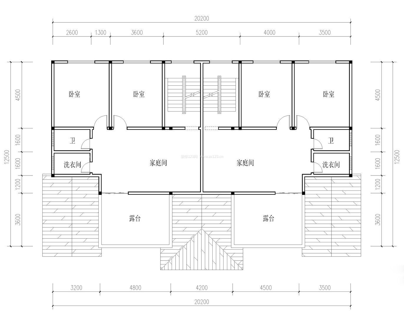 私人農(nóng)村別墅平面設(shè)計(jì)圖