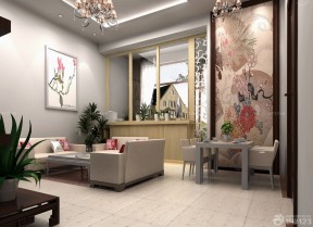 簡(jiǎn)中式客廳裝修效果圖 組合沙發(fā)裝修效果圖片