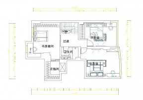 復式別墅兩居室設計圖紙