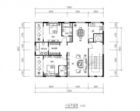 大戶型復(fù)式別墅設(shè)效果圖紙