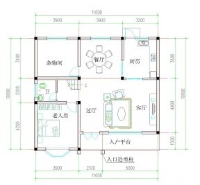 小型农村别墅平面设计图