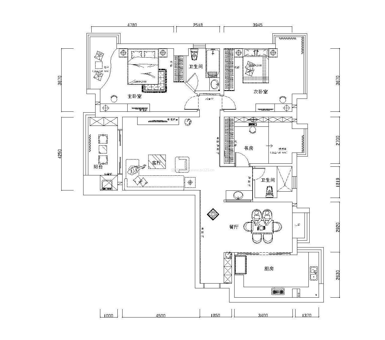 2023最新兩層自建別墅設(shè)計(jì)平面圖