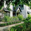 最新美式小别墅庭院绿化设计效果图