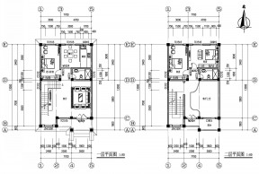 兩層簡易別墅設(shè)計(jì)平面圖