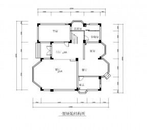 2023最新两层别墅首层设计平面图