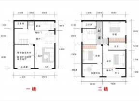 最新两层别墅设计平面图