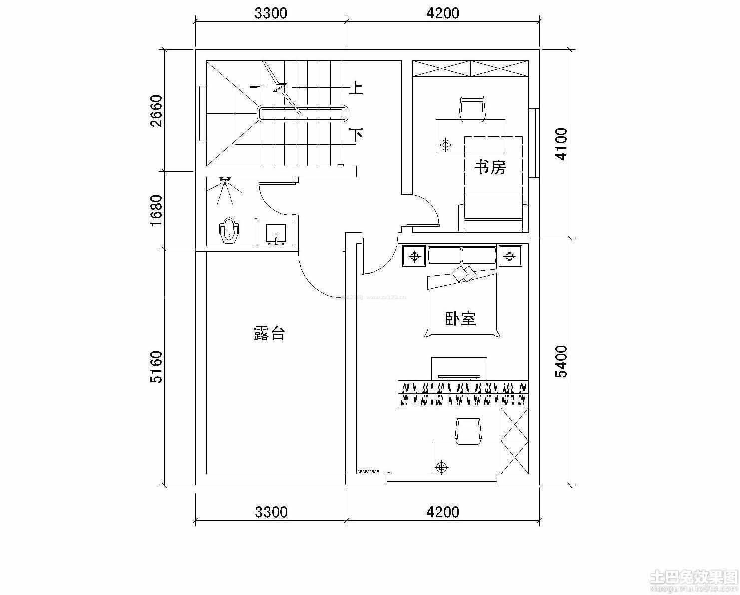 农村别墅顶层设计图纸大全