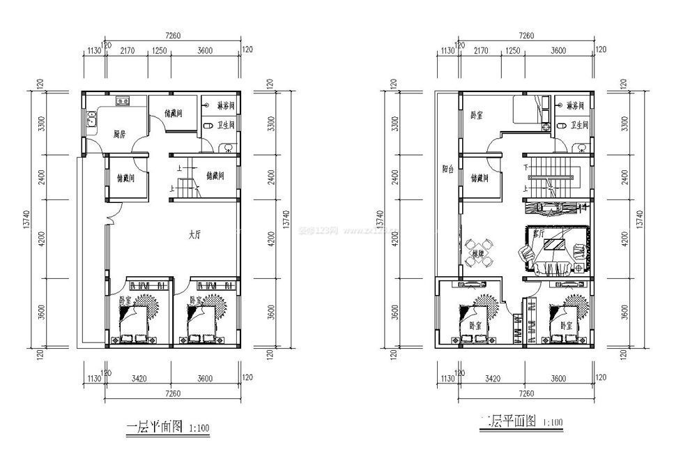 最新農村小別墅設計圖紙大全