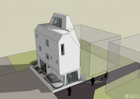 现代小别墅设计效果图纸