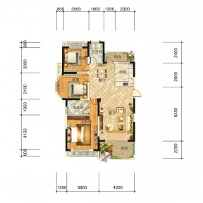 2023年農(nóng)村140平米別墅戶型圖片