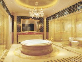 三层别墅按摩浴缸装修设计效果图片