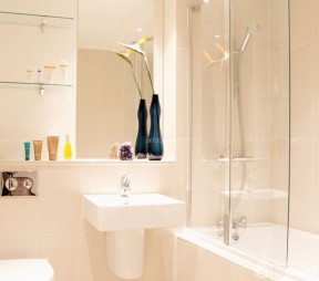 现代一居室小户型卫生间浴室装修图